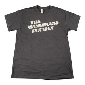 The Winehouse Project T Shirt Gildan‎ Ultra Cotton Black Medium 350